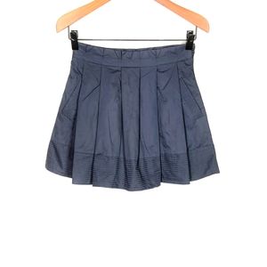 Bebe pleated mini skirt, size 6, gray skirt.